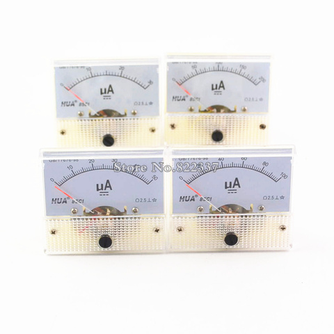 DC 85C1-UA Analog Current Meter Panel 50UA 100UA 200UA 500UA ► Photo 1/6