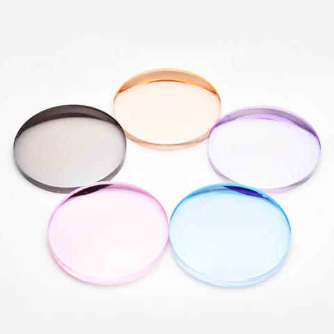 SO&EI 1.56 1.61 1.67 1.74 Prescription CR-39 Resin Aspheric Colorful Glasses Lenses Myopia Hyperopia Presbyopia Optical Lens ► Photo 1/5