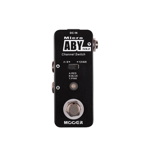 MOOER ABY MKII Guitar Effect Pedal Mini Channel Switch Guitar Pedal True Bypass Full Metal Shell Guitar Parts & Accessories ► Photo 1/5