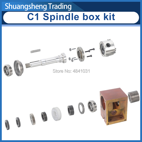 Spindle box kit Head Stock Casting for SIEG C1 Lathe spare parts ► Photo 1/3