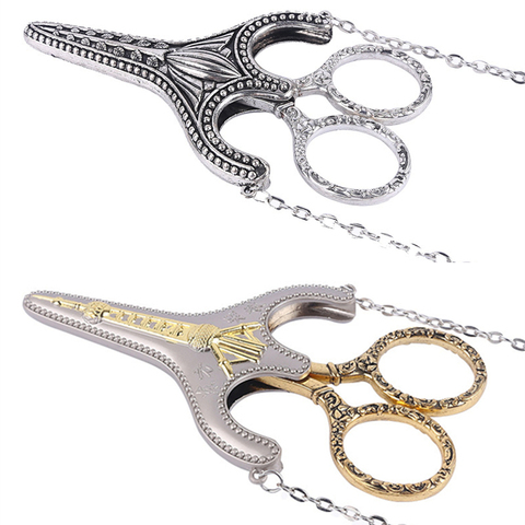 1Set Retro Exquisite Vintage Scissors Arts Needlework Sewing Embroidery Scissors Supplies Fabric Scissors Cross Stitch Shears ► Photo 1/1