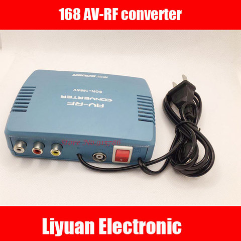 168 AV-RF converter / 6-12CH AV switch RF modulator / set-top box modulato AV to TV old TV ► Photo 1/6