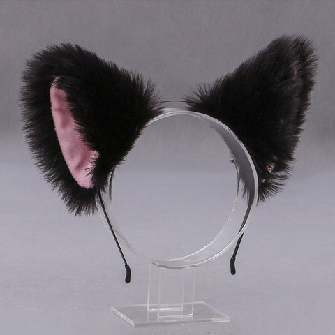 Cartoon Cat Ears Hairband Headwear Fur Ear Cat Cosplay Head Band Hair Accessories For Women Girls Kid Party Christmas Headband ► Photo 1/6