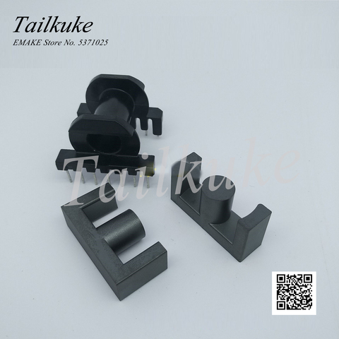 10sets/lot ETD34 Magnetic Core Supporting Bakelite Skeleton Horizontal 7 + 7 Transformer ETD34 Ferrite Core PC40 Material ► Photo 1/1