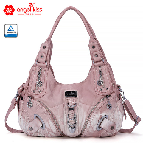 Angelkiss New Fashion Women Handbags Top-handle Handbag Fashion Tie-dye Satchel Dumpling Pack Shoulder Bag Tote Bag ► Photo 1/6