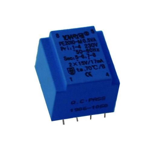 YHDC PE2010-M Power 0.5VA 220V / 12V Encapsulated PCB mount electrical power isolation transformer ► Photo 1/3