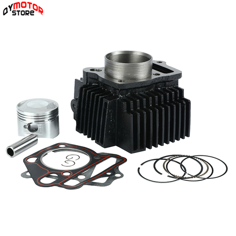 Motorcycle 52.4mm Bore steel cylinder Piston Gasket kit For LF125 125cc lifan Horizontal Engines Dirt Pit Bike Monkey Bike ATV ► Photo 1/6