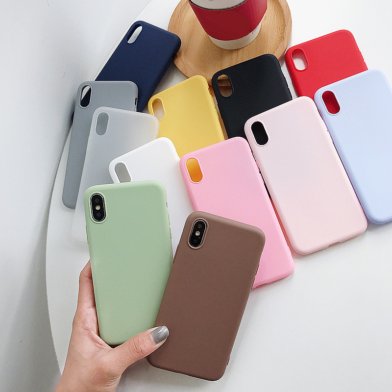 case for xiaomi mi 9t pro redmi k20 7a solid candy color silicone case for xiaomi  redmi k20 pro cute tpu phone back cover coque - Price history & Review