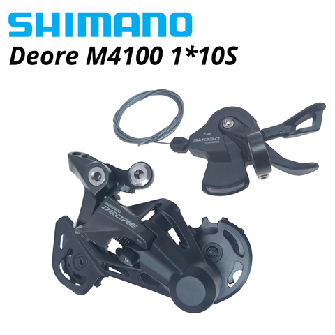 Shimano 2022 new Deore M4100 1x10S MTB bike Derailleurs Groupset SL-M4100 Shifter Lever RD-M4120 Rear bicycle switch basic m6000 ► Photo 1/4
