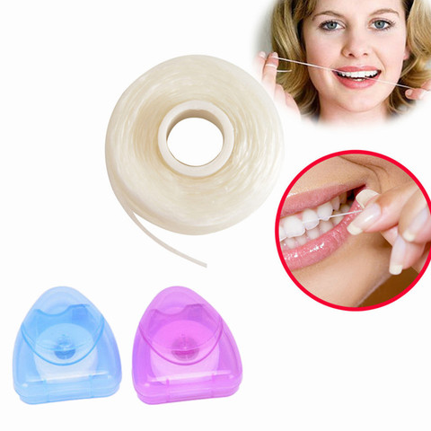 50m Portable Dental Floss Oral Care Tooth Cleaner With Box Practical Health Hygiene Supplies Oral Care Color Randomly ► Photo 1/6