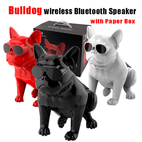 Wireless Bluetooth Speaker Bulldog Speaker Subwoofer Multipurpose Computer Speakers Portable HIFI Bass ► Photo 1/6
