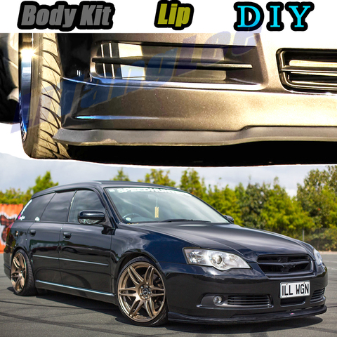 Car Bumper Lip Front Spoiler Skirt Deflector For Subaru Legacy / Liberty / B4 Tune Car Modified Body Kit VIP Hella Flush Lips ► Photo 1/1