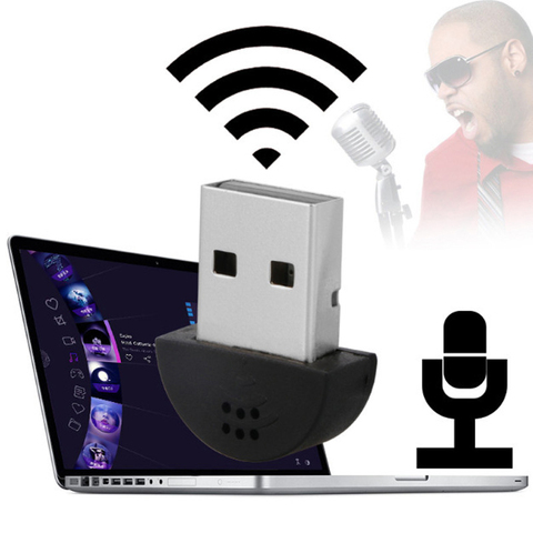 Mini USB Microphone Audio Studio Recording Mic for Computer Laptop GK99 ► Photo 1/4