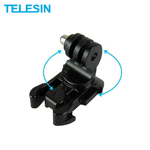 TELESIN 360 Degree Rotate J-Hook Buckle Vertical Surface Mount for GoPro Xiaomi Yi for DJI Osmo Action SJCAM EKEN Action Camera ► Photo 1/5