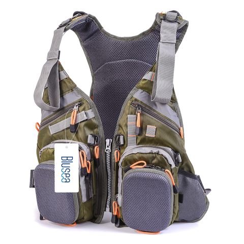 Maximumcatch Fly Fishing Vest Pack Adjustable Mesh Vest Jacket