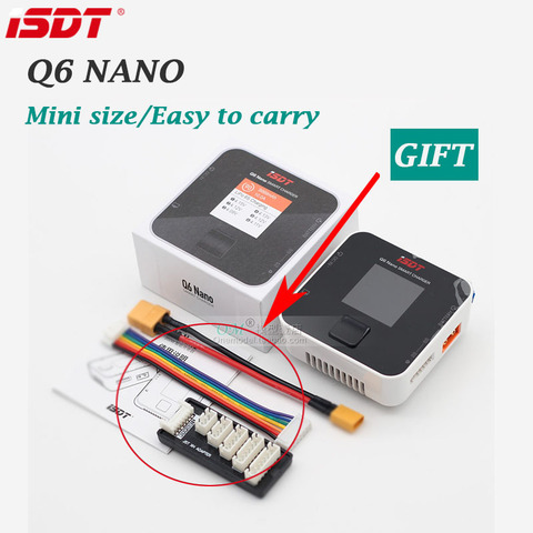 NEW ISDT Q6 Nano BattGo 200W 8A Colorful Pocket Battery Balance Charger for 1-6S Lipo Battery for RC FPV Drone ► Photo 1/4