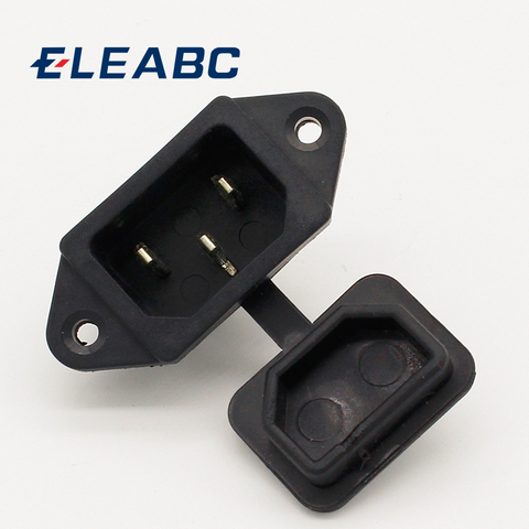 2PCS AC power socket,Fuse Switch with waterproof cover Connector ► Photo 1/3