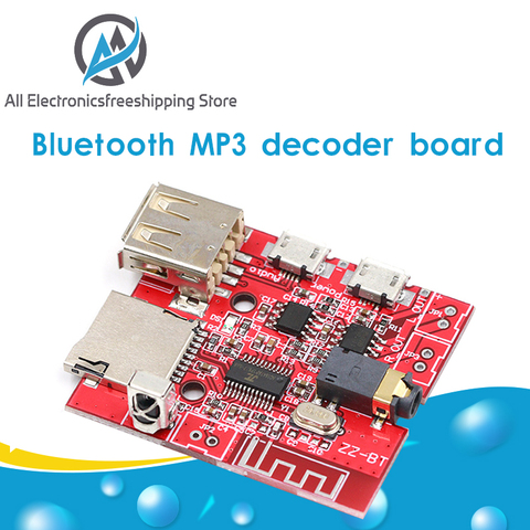 Car Bluetooth 4.1 MP3 WAV Decoding Board 3W Speaker Amplifier Audio Receiver Module Support USB/TF/U-DISK/IR Remote Control ► Photo 1/6