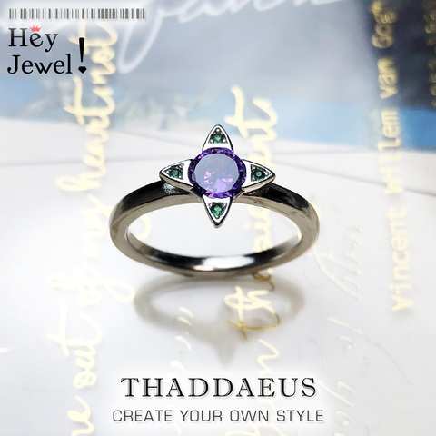 Paradisiacal Ring Colourful Stones,Europe Style Fine Jewerly For Women,2022 Summer Brand New Flower Gift In 925 Sterling Silver ► Photo 1/6