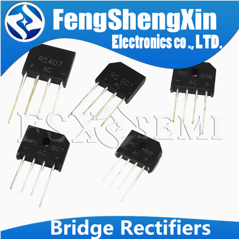 5pcs RS407 RS507 RS608 RS807 RS808 Bridge Rectifiers ► Photo 1/6