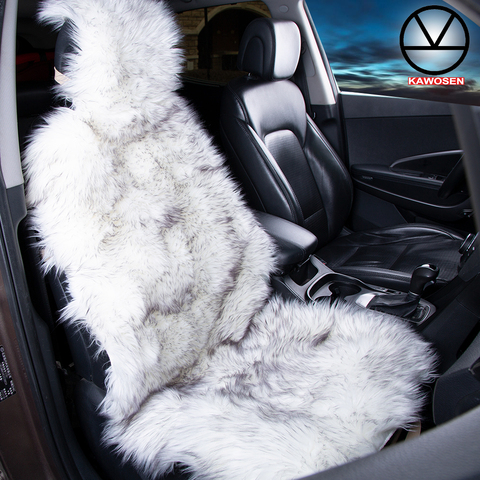 Winter Plush Faux Fur Car Seat Cover