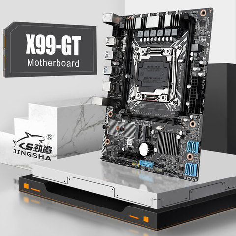 High gaming performance motherboard X99GT dual channels   with NVME M.2 WIFI-M2 USB 3.0 support DDR4 Memory and E5 1650V3 ► Photo 1/6