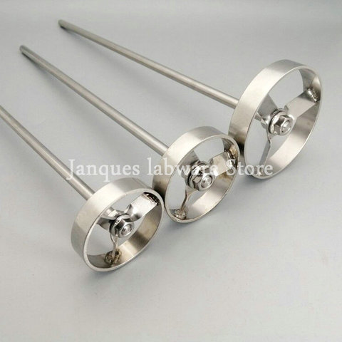 1set Lab Stainless Steel Turbine Type Stirring blade, machine impeller turbine paddle with stirring  rod ► Photo 1/6