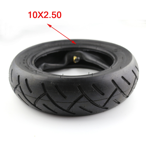 Size 10 inch Pneumatic 10x2.50 Tire fits Electric Scooter Balance Drive Bicycle Tyre 10*2.5 inflatable Tyre & inner tube ► Photo 1/6