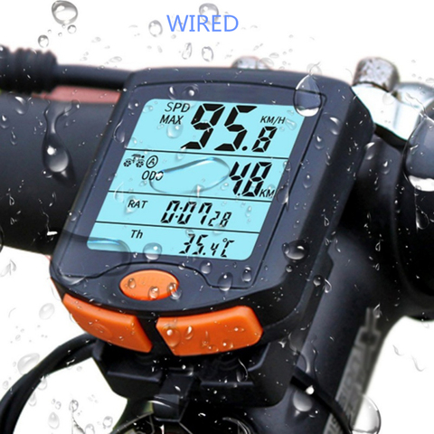 BOGEER YT-813 Bike Speed Meter Digital Bike Computer Multifunction Waterproof Sports Sensors Bicycle Computer Speedometer ► Photo 1/5