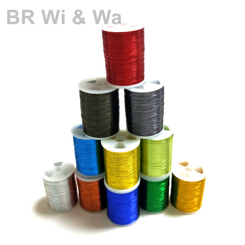 BR Wi&Wa  Metallic Thread  200m/Spool  150D Fishing Rod Component DIY Rod Building Repair ► Photo 1/6