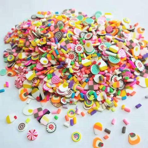 20g/lot Mix Cakes & Sprinkles Polymer PVC Clay Colorful Candy Cute Desserts for DIY Crafts ► Photo 1/1