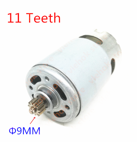 11teeth RS550 7.2V 9.6V 10.8V 12V 14.4V 16.8V 18V 21V 24V 25V Motor for BOSCH DeWALT HITACHI MAKITA METABO Milwaukee Hilti Ryobi ► Photo 1/3