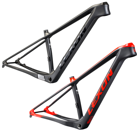 2022  Lexon Carbon Frame  29er  Plus Frame  Mountain Bike Frame 148*12mm Thru Axle MTB 15/17/19inch BSA ► Photo 1/6