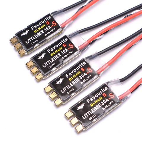 Favourite FVT LittleBee 30A-S 30A - S ESC BLHeli_S OPTO 2-6S Supports Mulitshot Oneshot42 OneShot125 ► Photo 1/6