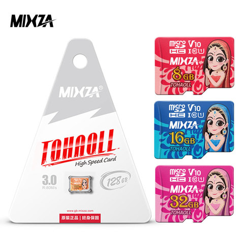 MIXZA Goddess Memory Card 256GB 128GB 64GB U3 80MB/S 32GB Micro sd card Class1Class10 UHS-1 flash card Memory Microsd TF/SD Card ► Photo 1/6