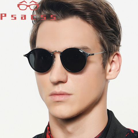 Psacss Classic Sunglasses Polarized/Unpolarized Women/Men Vintage Round Sun Glasses Brand Designer Sunglass lentes de sol UV400 ► Photo 1/6