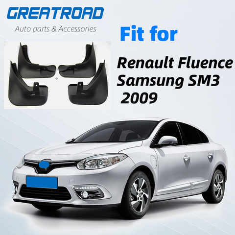 OE Styled Molded Car Mud Flaps For Renault Fluence Samsung SM3 2009-on Mudflaps Splash Guards Flap Mudguards Car Styling ► Photo 1/6