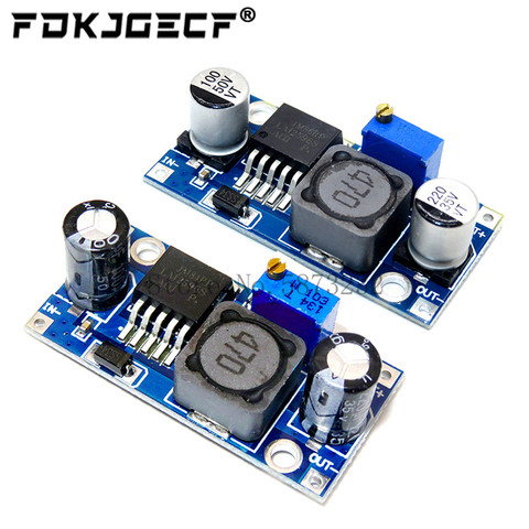 LM2596 DC-DC Step Down Converter Module 3A adjustable step down module LM2596S-ADJ voltage regulator 24V 12V 5V 3V LM2596S ► Photo 1/5