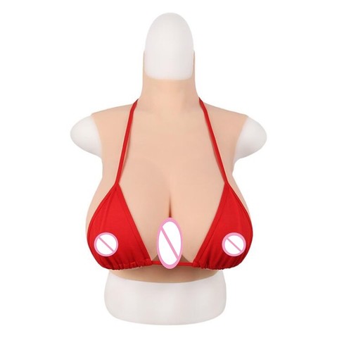 elastic cotton+Silicone Crossdressers Breast Forms Huge Fake Boobs Transgenders Crossdressing C D F G Cup Realistic Fake Boobs ► Photo 1/5