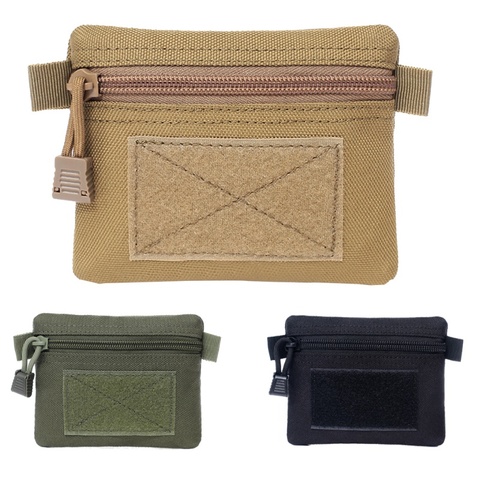 New Outdoor Multi-function Square Wallet Purses Waterproof Sports Zipper Card Key Holder Change Coins Pocket Sack New ► Photo 1/6