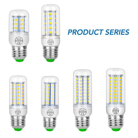 WENNI 5730 SMD E27 LED Corn Lamp 220V E14 Chandelier For Home GU10 LED Light Bulb G9 Bombillas LED Lights B22 Save Energy Bulbs ► Photo 1/6