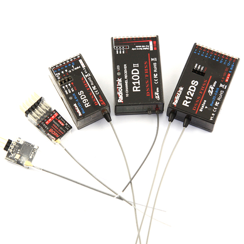 Radiolink R12DSM R12DS R9DS R8FM R8EF R8FM  R6DSM R6DS R6FG  R6F Rc Receiver 2.4G Signal for RC Transmitter ► Photo 1/6