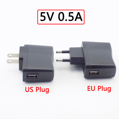 Micro USB Port Power Adapter 5V 0.5A Supply For Strip LED Lamp Light Charging AC to DC 100V 240V 500mA DC USB Charger Head ► Photo 1/6