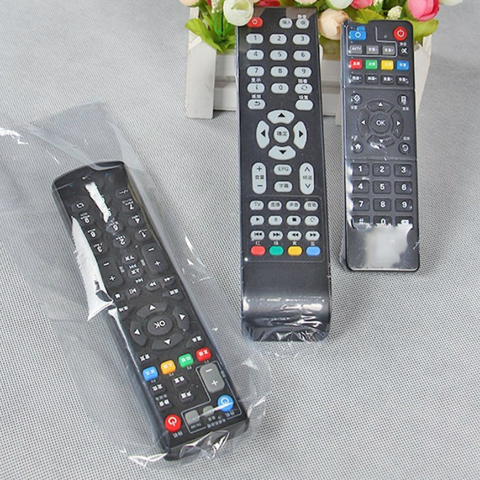 5Pcs/lot 27X11cm Transparent TV Air Condition Remote Control Cover Dustproof Waterproof Protective Case Bag for Mi 4 Samsung TV ► Photo 1/2