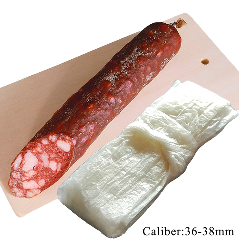 1Pc Sausage BBQ Caliber 38-40Mm Length 100Cm Hot Dog BBQ Casing Cooking Homeuse Tool BBQ Basters Meat Filling Inedible Casings ► Photo 1/4