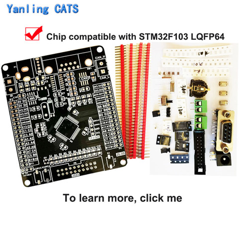 STM32F103 Arm Cortex M3 Development Board Kit DIY Welding for MCU STM32 Discovery LQFP64 Pin with RS232 CAN RS485 1PCS Zl-05 ► Photo 1/6