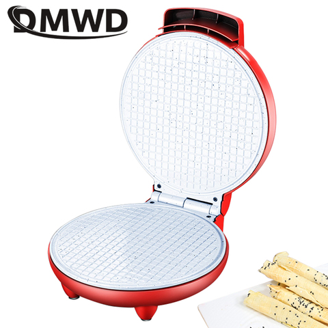 DMWD Electric Egg Roll Maker DIY Ice Cream Cone Machine Crispy omelette Mold Crepe Baking Pan Waffle Pancake Pie Frying Grill ► Photo 1/6