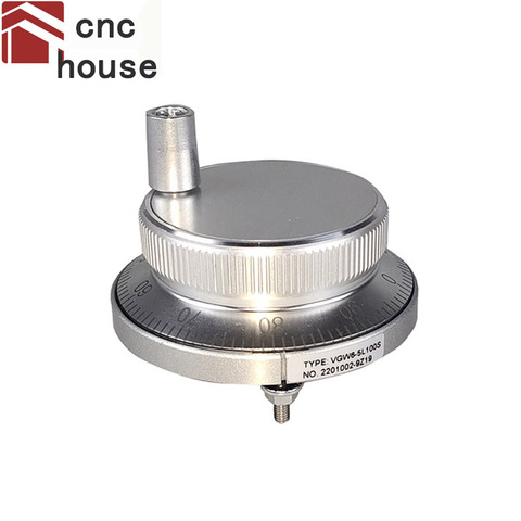 CNC pulse generator handwheel 5V 60mm 100PPR manual pulse generator handwheel rotary encoder electronic 4 terminal 6 terminal ► Photo 1/6