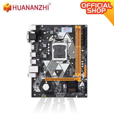 HUANANZHI H81 Motherboard M-ATX Intel LGA 1150 i3 i5 i7 E3 DDR3 1333/1600MHz 16GB M.2 SATA3 USB3.0 VGA DVI HDMI Mainboard ► Photo 1/1