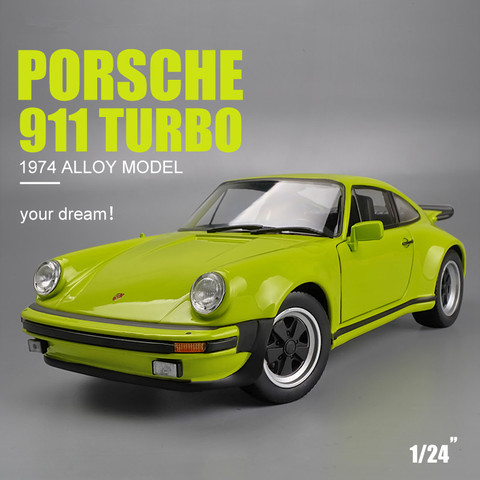 Welly 1:24 1974 Porsche 911 Turbo3.0 alloy car model Diecasts Toy Vehicles Collect gifts Non-remote control type transport toy ► Photo 1/6